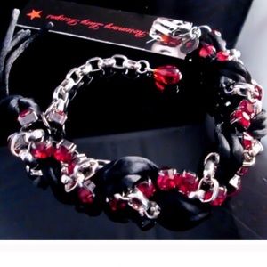 Swarovski satin silver bracelet NWT